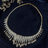 Silver Plated Womens Short Necklace set