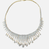 Silver Plated Womens Short Necklace set