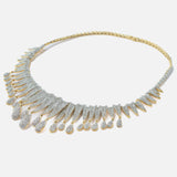 Silver Plated Womens Short Necklace set