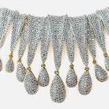 Silver Plated Womens Short Necklace set