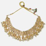 Gold Plated Womens Kundan Choker Necklace