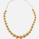 Gold Plated Womens Beads Long Necklace