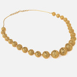 Gold Plated Womens Beads Long Necklace