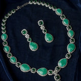 Ishvani Synthetic Stone Necklace Set