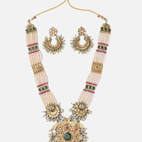 Vianah Kundan Polki Necklace Set