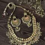 Navisha Kundan Necklace Set