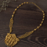 Gold Plated Womens Long Necklace set