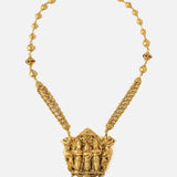 Gold Plated Womens Long Necklace set