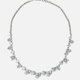 Silver Plated Womens Short Necklace set