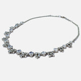 Silver Plated Womens Short Necklace set