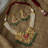 Ruhisha Kundan Polki Necklace Set
