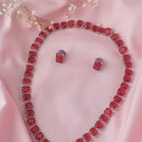 Rashvika Zircon Necklace Set