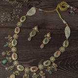 Kalpita Kundan Polki Necklace Set
