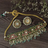 Rishmara Kundan Choker Set
