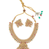 Isvaraah 2.0 Gold Plated Short Necklace Set with Pair of Earrings