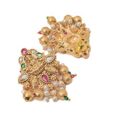 Isvaraah 2.0 Gold Plated Short Necklace Set with Pair of Earrings