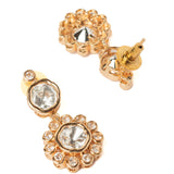 Isvaraah 2.0 Gold Plated Diamond Short Necklace Set with Pair of Earrings