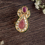 Ravini Kundan Polki Ring