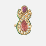 Ravini Kundan Polki Ring