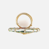 Saadgi Gold Plated Womens Kundan, Polki Ring