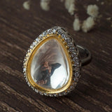 Vahini Zircon Adjustable Ring