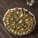 Rajmira Kundan & Polki Adjustable Ring