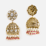 Rajwada Polki Jhumka Earrings