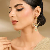 Regal Polki Drop Earrings