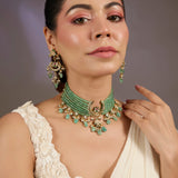 Beaded Kundan Choker Set