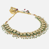 Gold Plated Womens Short Necklace