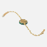 Gold Plated Womens Beaded Bracelet