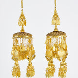 Gold Plated Womens Pair of Kaleeras (Freesize)