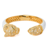 Florence Gold Plated White Womens Kada