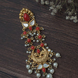 Gold Plated Red Womens Beaded Paasa
