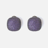 Purple Womens Pair of Stud Earrings