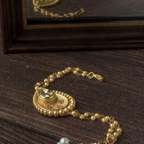 Gold Plated Kundan, Polki Womens Bracelet