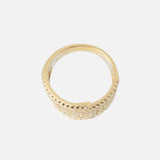 Zia 2.0 Gold Plated Womens Zircon Ring