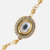 Gold Plated Womens Beaded Bracelet