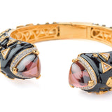 Florence Gold Plated Red Womens Kada