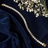 Gold Plated Womens Diamond Bracelet