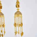 Gold Plated Womens Pair of Kaleeras (Freesize)