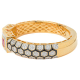 Florence Gold Plated Red Womens Kada