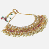 Gold Plated Red Womens Choker