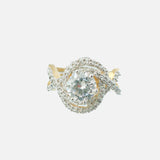 Zia 2.0 Silver Plated Womens Zircon Ring