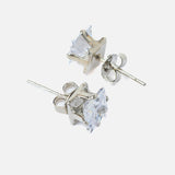 Silver Plated Womens Pair of Stud Earrings