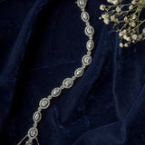 Silver Plated Womens Zircon Bracelet