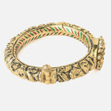 Gold Plated Temple Womens Kada