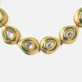 Gold Plated Womens Short Necklace