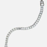 Silver Plated Womens Diamond Bracelet
