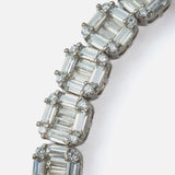 Silver Plated Womens Diamond Bracelet